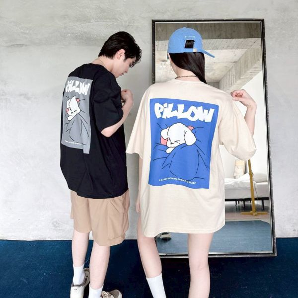 【現貨】PiLLOW 睡覺狗狗印花Tee 