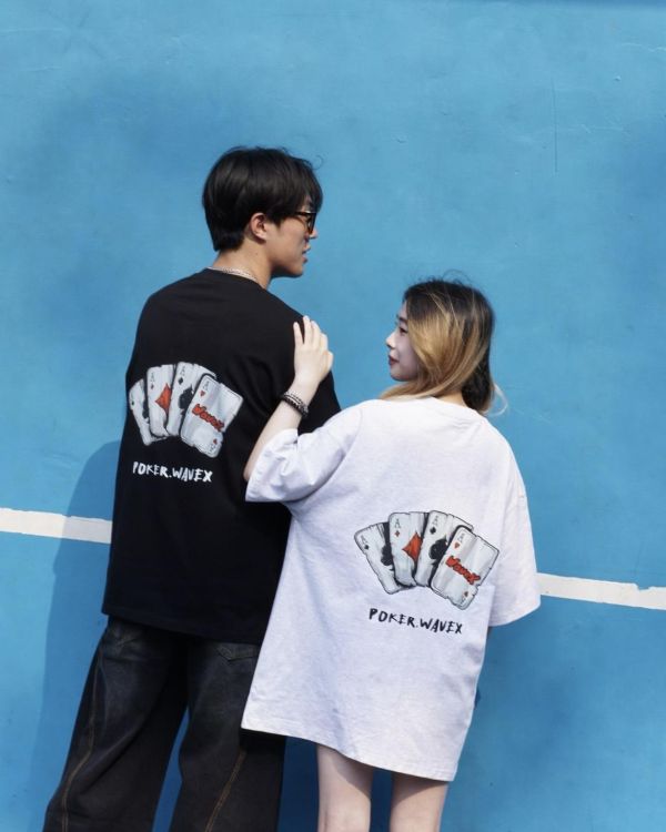 【現貨】撲克王牌印花短Tee 