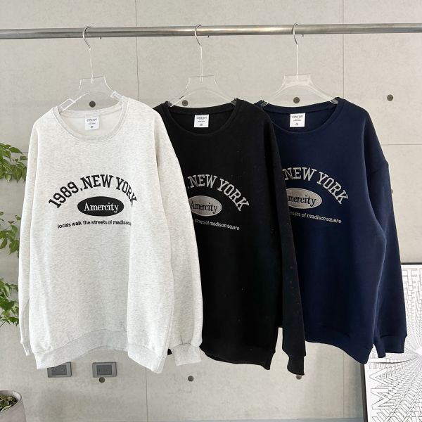 【現貨】刺繡1989 Amercity刷毛大學Tee 