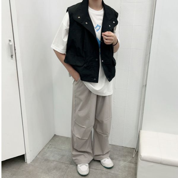 水洗柔感工裝褲 