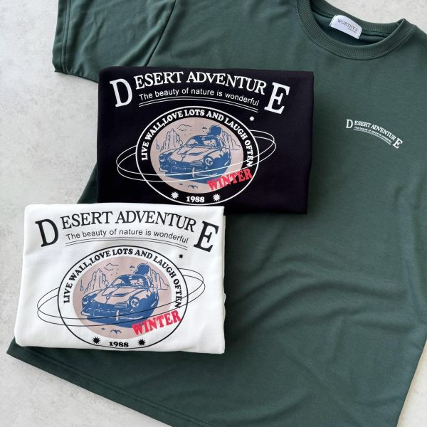 【現貨】跑車沙漠印花Tee 