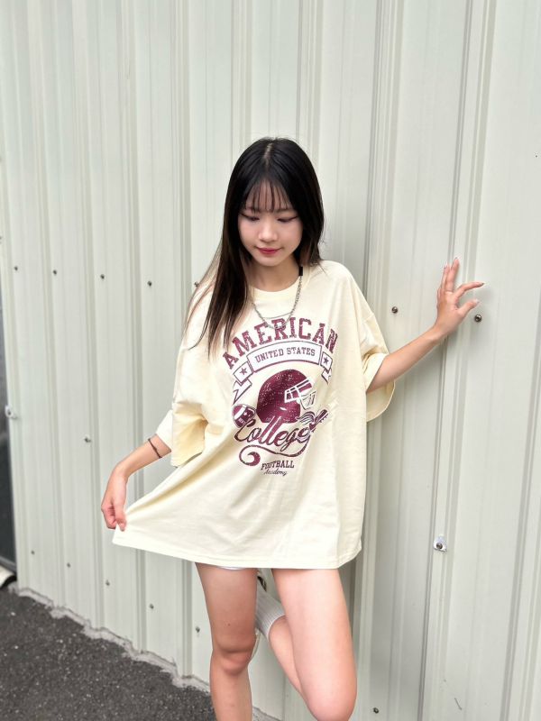 【現貨】美式復古學院Tee 