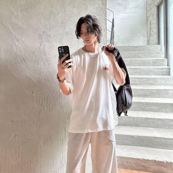 【現貨】 cranky狗狗與熊熊插畫短Tee 