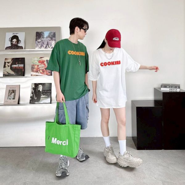 【現貨】COOKIES毛巾繡短Tee 