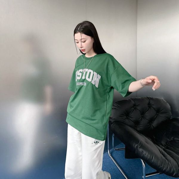【現貨】BOSTON刺繡短Tee 