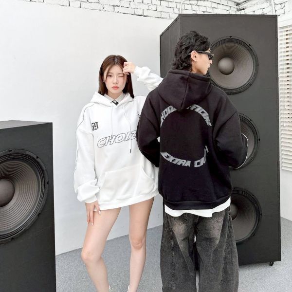 CHOIZE 簍空字印花帽Tee 