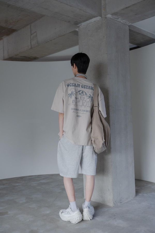 【現貨】陽光海岸雪糕甜筒印花短Tee 