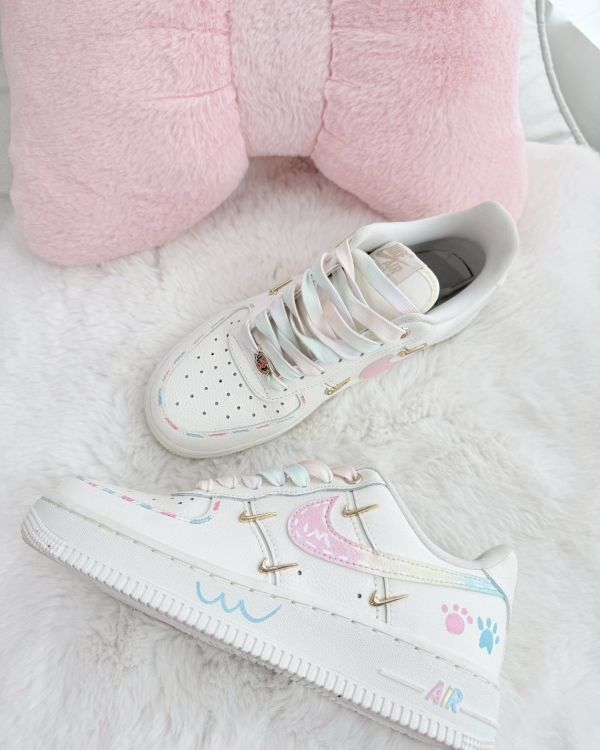 【訂製款】Nike Air Force1 彩虹蛋糕 - 女款 