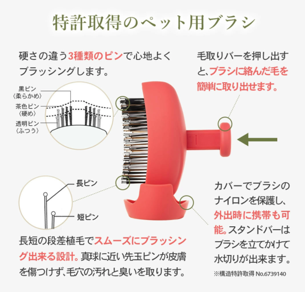 Palm Animaux-貓貓狗狗毛髮按摩梳 