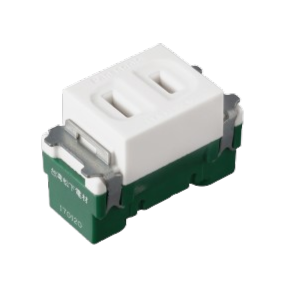 【國際】埋入式單顆系列-插座白色 