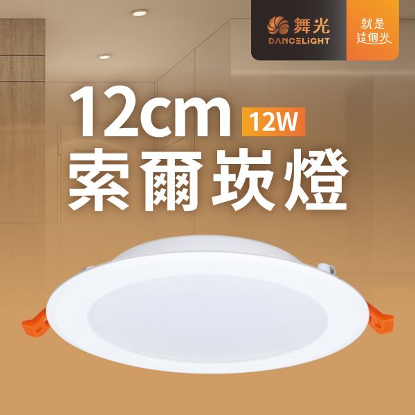 【舞光】12公分索爾崁燈 