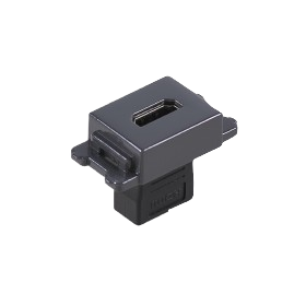 【國際】埋入式AV插座HDMI連接用-直型 