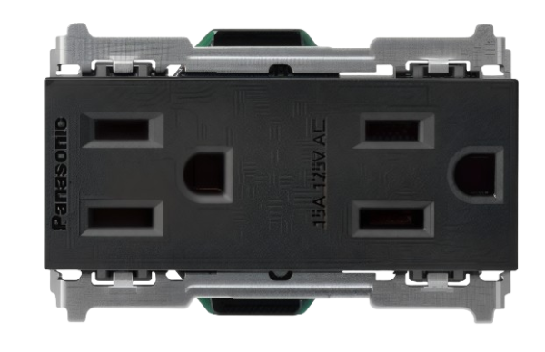 【國際】2.0埋入式附接地雙插座-霧色 