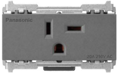 【國際】埋入式T型插座-霧色 