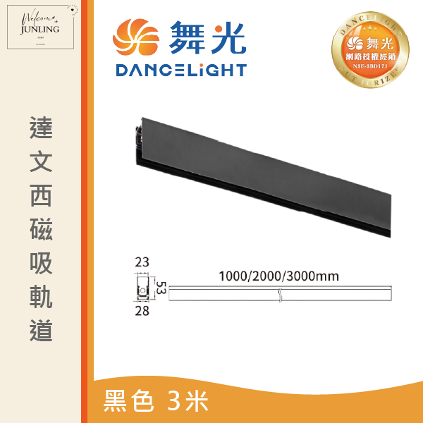 【舞光】達文西崁入式磁吸軌道 