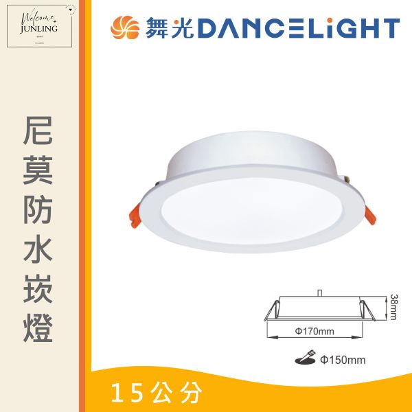 【舞光】15公分尼莫防水崁燈 