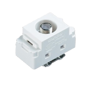【國際】埋入式單顆系列-插座白色 