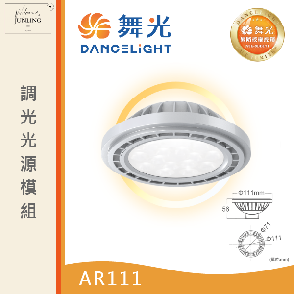 【舞光】AR111 調光光源模組-質感銀 