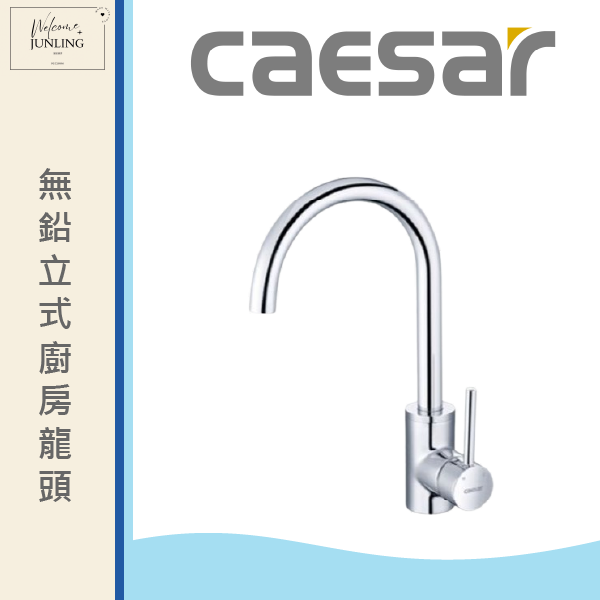 【凱撒】無鉛立式廚房龍頭 