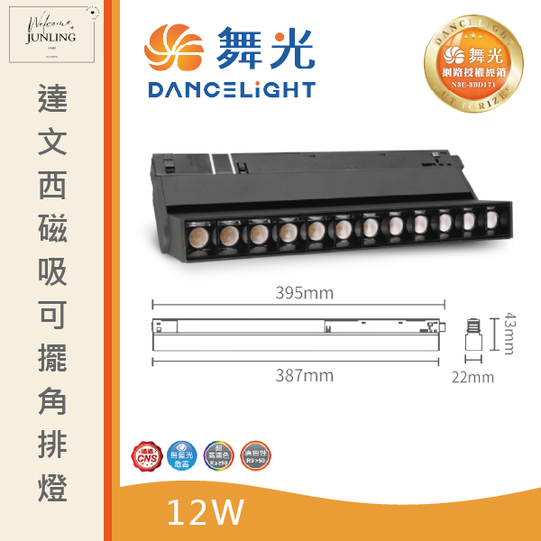 【舞光】達文西磁吸可擺角排燈 