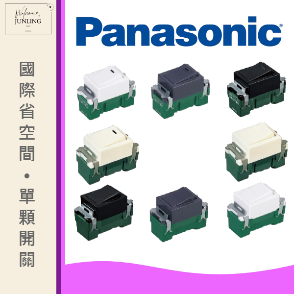 【國際】埋入式單顆系列-開關 