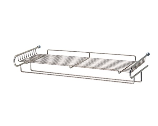 【凱撒】置物毛巾架-白鐵 