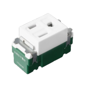 【國際】埋入式單顆系列-插座白色 