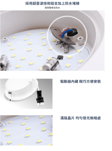 【舞光】15公分尼莫防水崁燈 