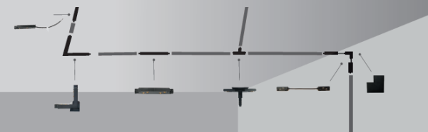【舞光】達文西磁吸軌道接頭 