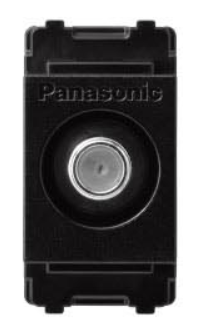 【國際】埋入式電視插座-霧色 