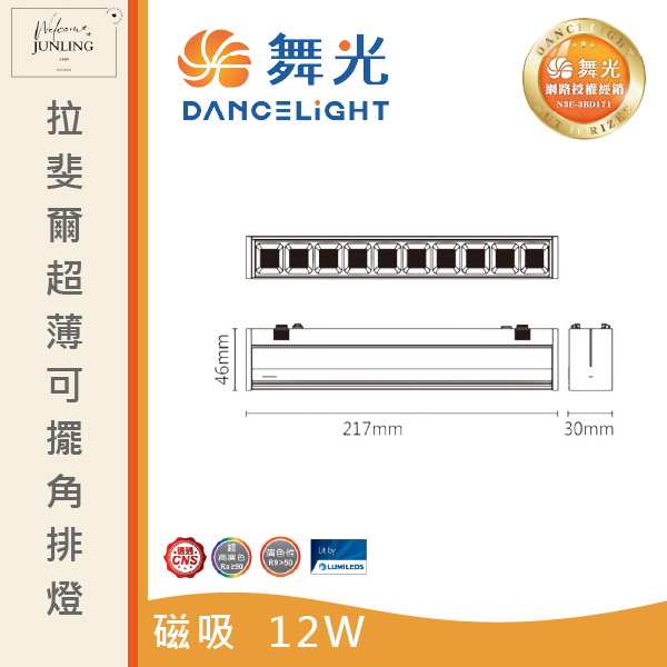 【舞光】拉斐爾磁吸可擺角排燈 