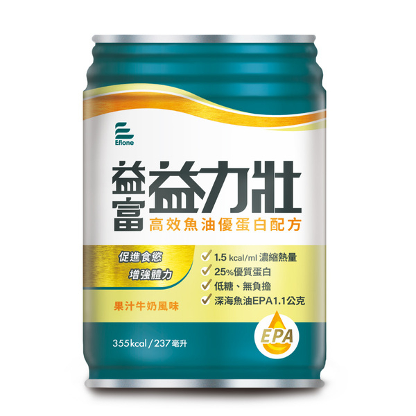 益力壯-魚油優蛋白果汁營養素 