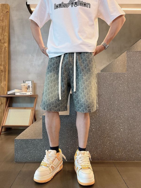 迪奧     2025夏季新款男士休閒短褲 