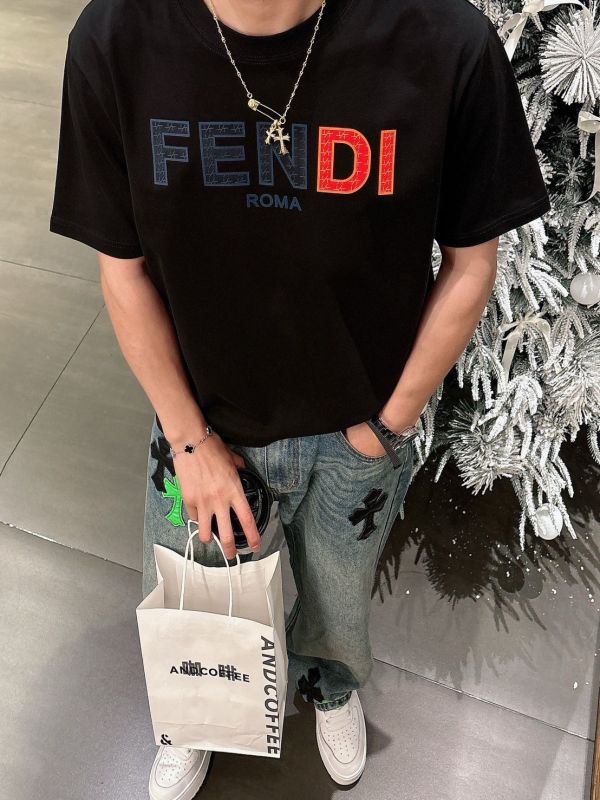 FDI2025ss春夏新款圓領短袖T恤 