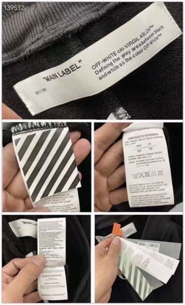 off-white 刺繡貼布箭頭款短袖T恤 