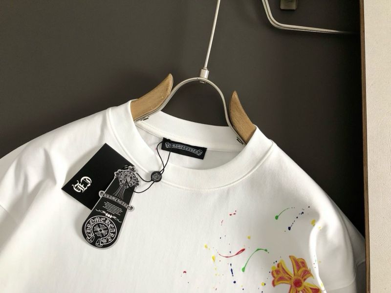 25早春最新經典十字梵文手繪重磅短袖 