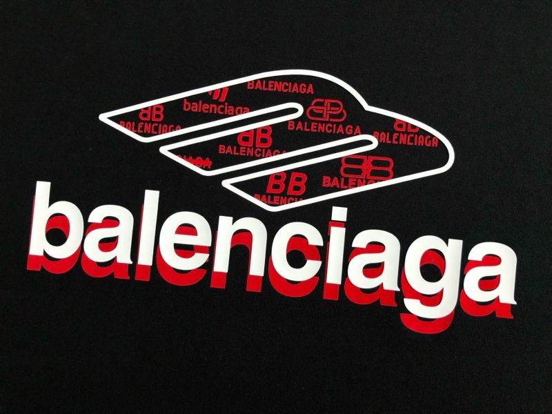 頂級黑色頂級膠印字母重磅短袖 