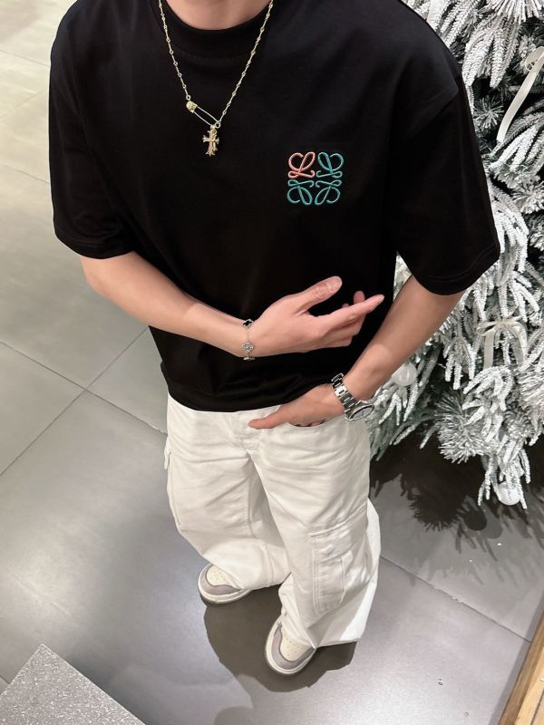 LOEWE專櫃最新款短袖圓領T恤 