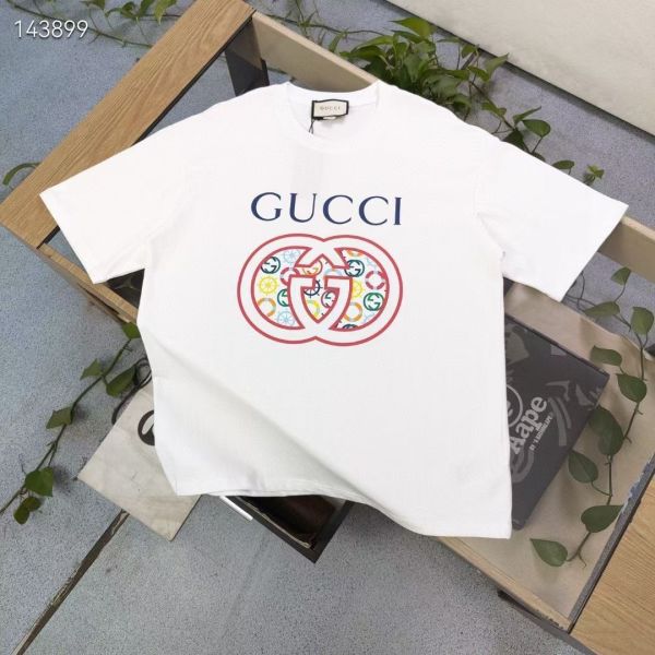 Gucci古馳炫彩圖案logo字母 