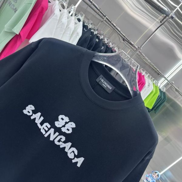 BAL 2025春夏新款260克短袖t 