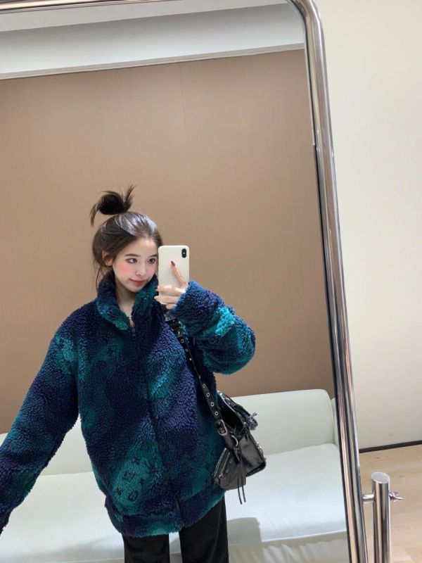 LV綿羊毛羊羔毛泰迪外套正確版本 