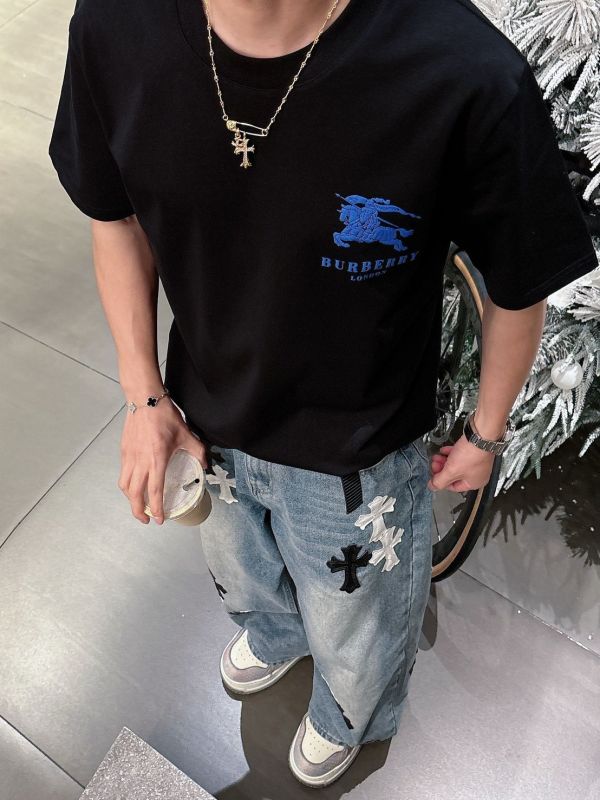 2025ssBur微標戰馬短袖T恤 