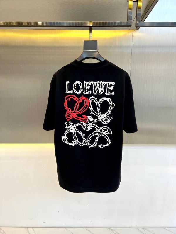 Lowe羅意威春夏新品微廓圓領T恤衫 