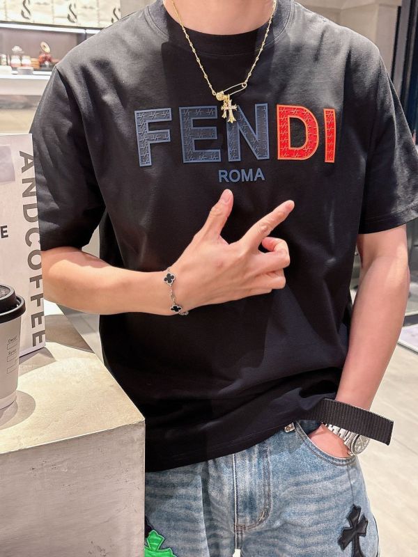 FDI2025ss春夏新款圓領短袖T恤 