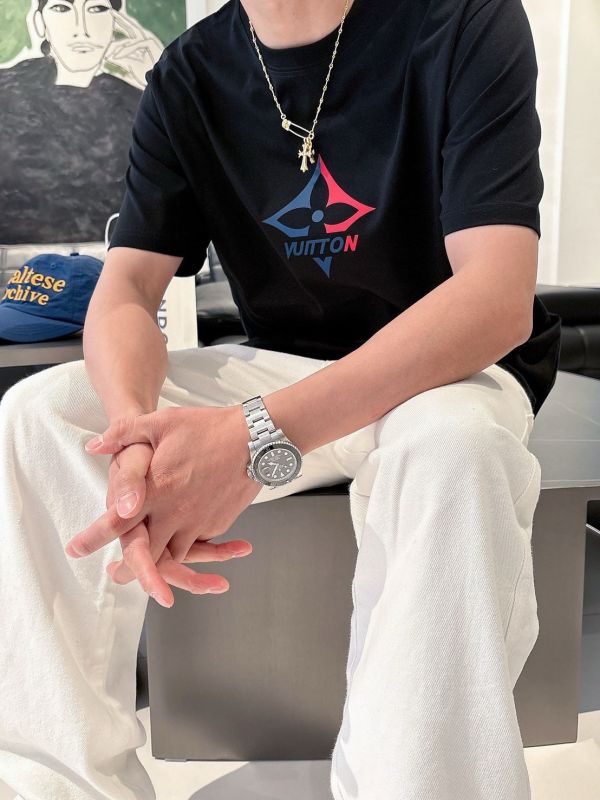 L家2025ss春夏新款圓領短袖T恤 