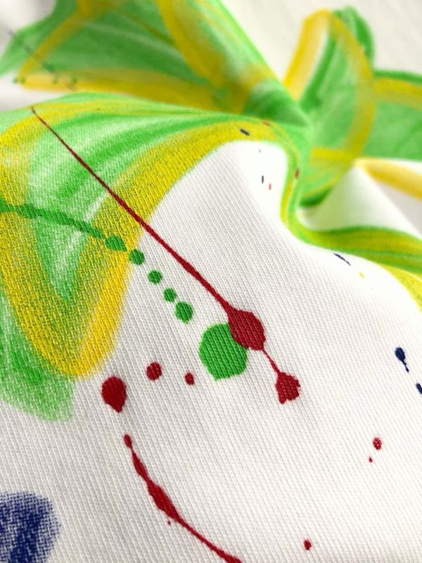 25早春最新經典十字梵文手繪重磅短袖 