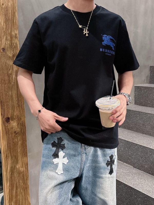 2025ssBur微標戰馬短袖T恤 