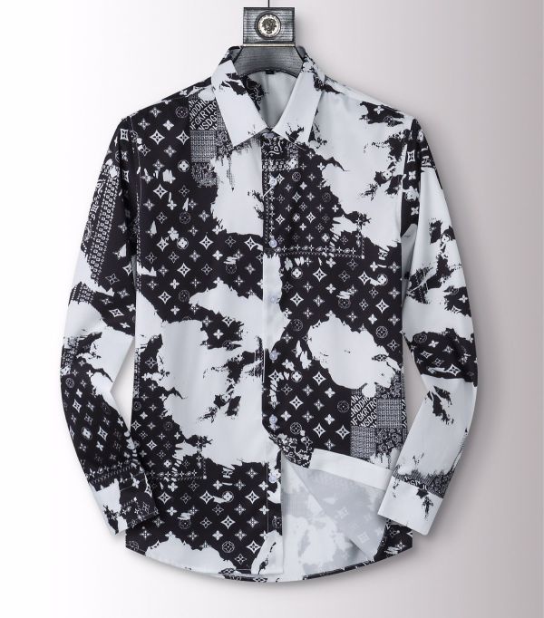 新款男士長袖襯衫 