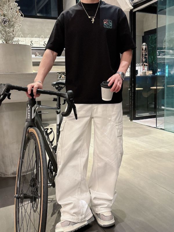 LOEWE專櫃最新款短袖圓領T恤 