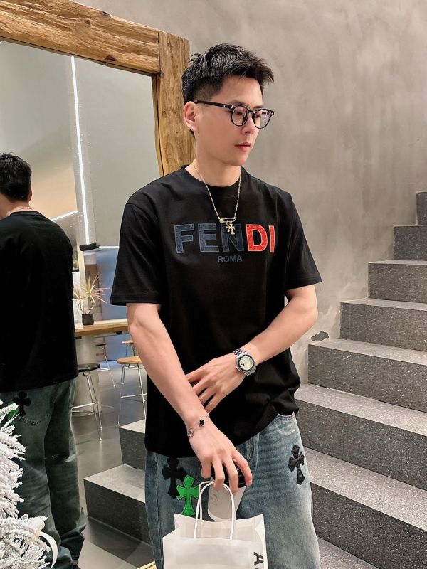 FDI2025ss春夏新款圓領短袖T恤 